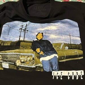 ICE CUBE t-shirt, black, small medium for kids or petite women. Never worn, new.
